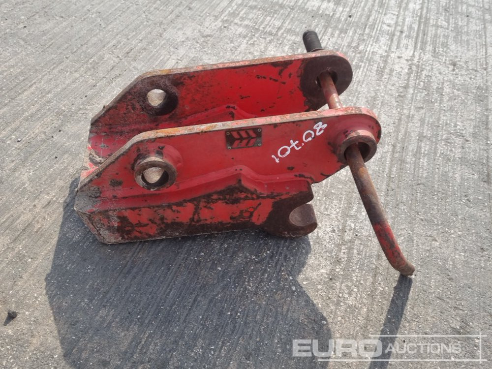 Kiirühendus 2013 Ksw Manual Dedicated Single Lock QH 45mm Pin to suit 4-6 Ton Excavator: pilt 10