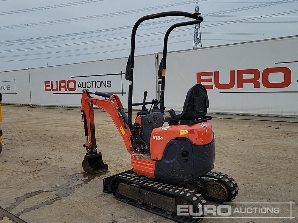 2013 Kubota U10-3 - Miniekskavaator: pilt 3 2013 Kubota U10-3 - Miniekskavaator: pilt 3