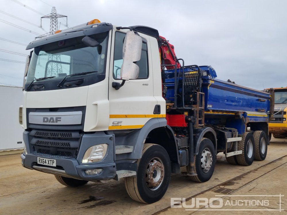 2014 DAF CF440 - Kallurauto, Kraanaga veoauto: pilt 1 2014 DAF CF440 - Kallurauto, Kraanaga veoauto: pilt 1