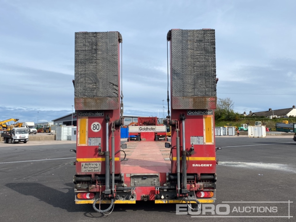 2014 Goldhofer 8 Axle Double Extending Stepframe Low Loader Trailer, Hydraulic Rear Steering, Hydraulic Ramps, Out Riggers, Extending To 24m, 2.75m Wide - Madal platvormpoolhaagis: pilt 4 2014 Goldhofer 8 Axle Double Extending Stepframe Low Loader Trailer, Hydraulic Rear Steering, Hydraulic Ramps, Out Riggers, Extending To 24m, 2.75m Wide - Madal platvormpoolhaagis: pilt 4