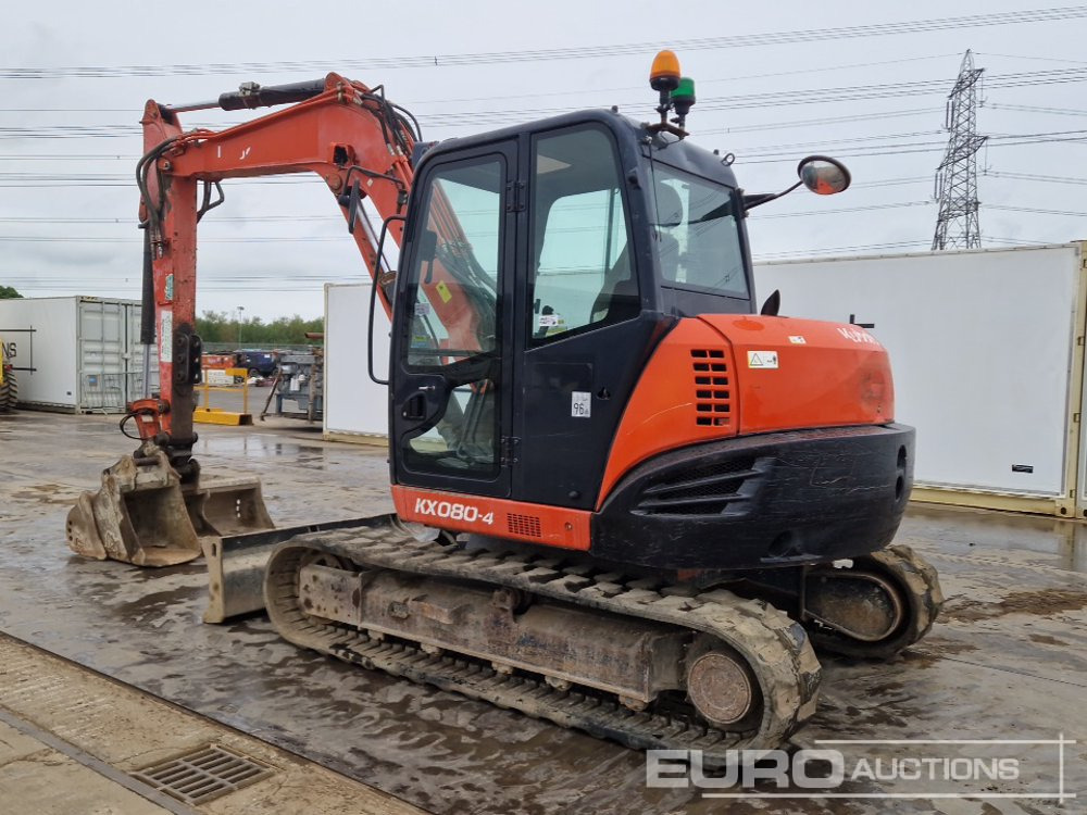 2014 Kubota KX080-4 - Miniekskavaator: pilt 3 2014 Kubota KX080-4 - Miniekskavaator: pilt 3