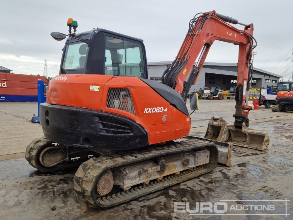 2014 Kubota KX080-4 - Miniekskavaator: pilt 5 2014 Kubota KX080-4 - Miniekskavaator: pilt 5