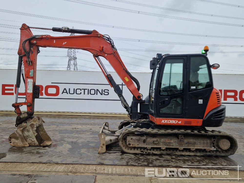 2014 Kubota KX080-4 - Miniekskavaator: pilt 2 2014 Kubota KX080-4 - Miniekskavaator: pilt 2