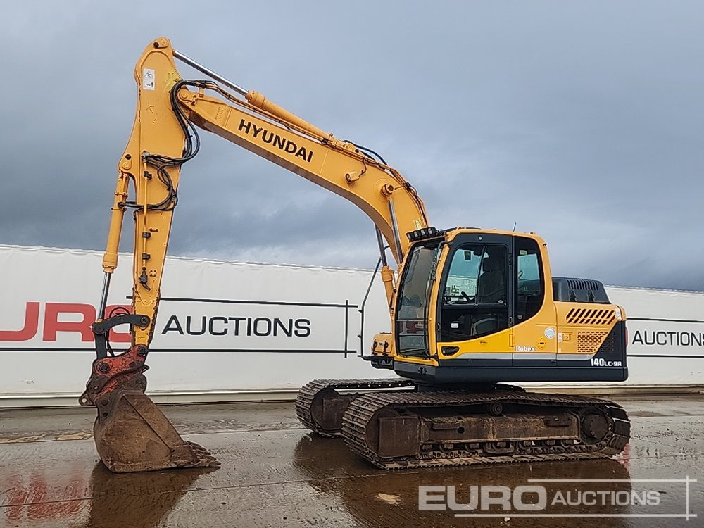 2015 Hyundai Robex R140LC-9A - Lintekskavaator: pilt 1 2015 Hyundai Robex R140LC-9A - Lintekskavaator: pilt 1