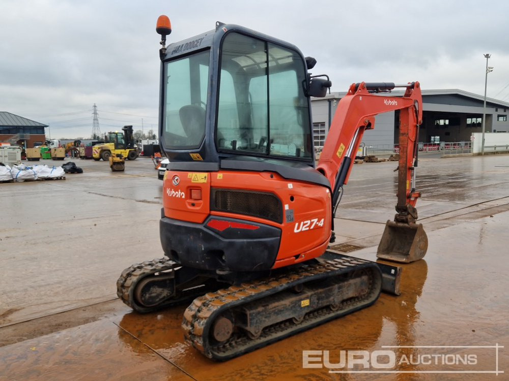 2015 Kubota U27-4 - Miniekskavaator: pilt 5 2015 Kubota U27-4 - Miniekskavaator: pilt 5