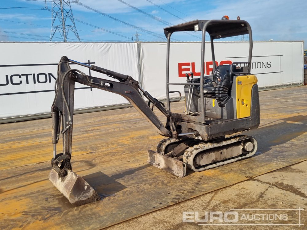 2015 Volvo EC15C - Miniekskavaator: pilt 1 2015 Volvo EC15C - Miniekskavaator: pilt 1