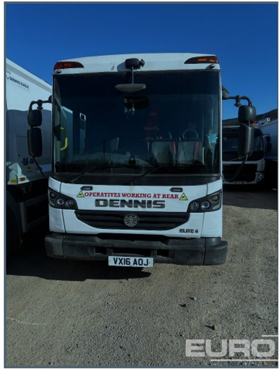 2016 Dennis Elite 6 6x4 Refuse Lorry, Reverse Camera, Automatic Gearbox (Reg. Docs. Available) - Prügiauto: pilt 3 2016 Dennis Elite 6 6x4 Refuse Lorry, Reverse Camera, Automatic Gearbox (Reg. Docs. Available) - Prügiauto: pilt 3