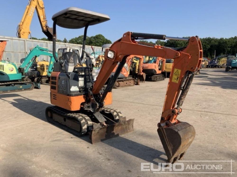 2016 Hitachi ZX17U-5A - Miniekskavaator: pilt 2 2016 Hitachi ZX17U-5A - Miniekskavaator: pilt 2