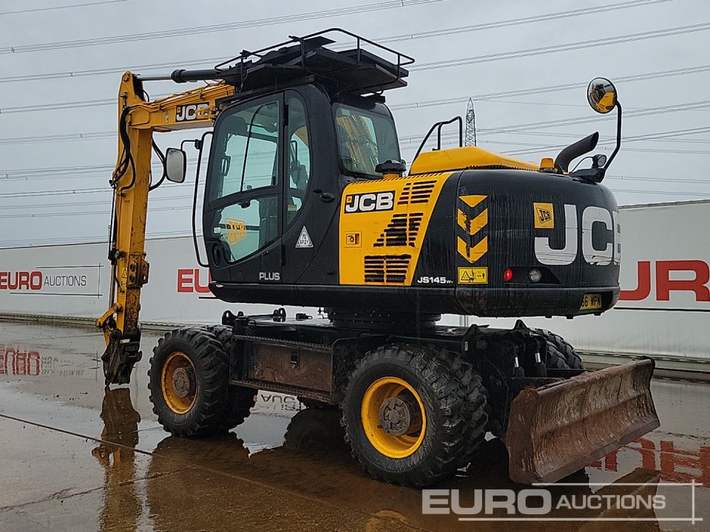 2016 JCB JS145W - Ratastel ekskavaator: pilt 3 2016 JCB JS145W - Ratastel ekskavaator: pilt 3