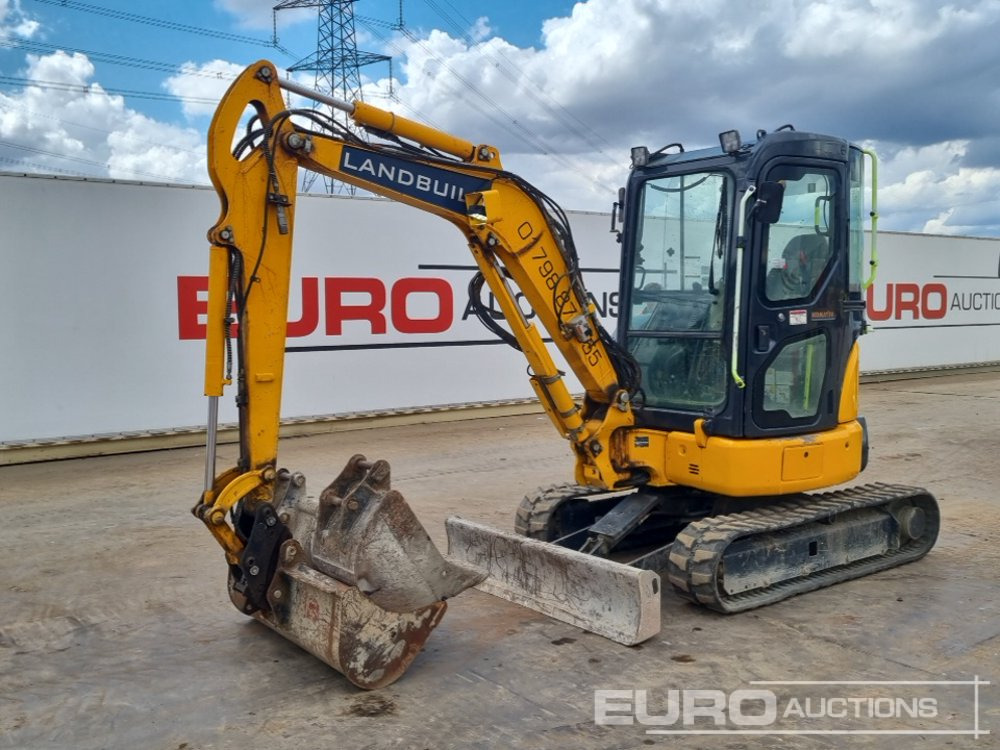 2016 Komatsu PC30MR-3 - Miniekskavaator: pilt 1 2016 Komatsu PC30MR-3 - Miniekskavaator: pilt 1
