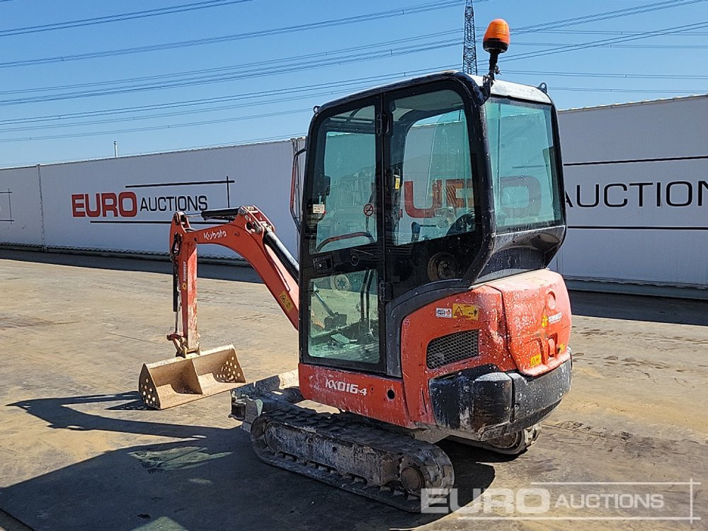 2016 Kubota KX016-4 - Miniekskavaator: pilt 3 2016 Kubota KX016-4 - Miniekskavaator: pilt 3
