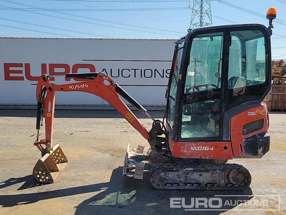 2016 Kubota KX016-4 - Miniekskavaator: pilt 2 2016 Kubota KX016-4 - Miniekskavaator: pilt 2