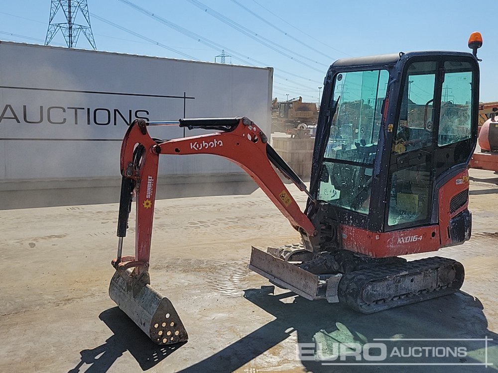 2016 Kubota KX016-4 - Miniekskavaator: pilt 1 2016 Kubota KX016-4 - Miniekskavaator: pilt 1