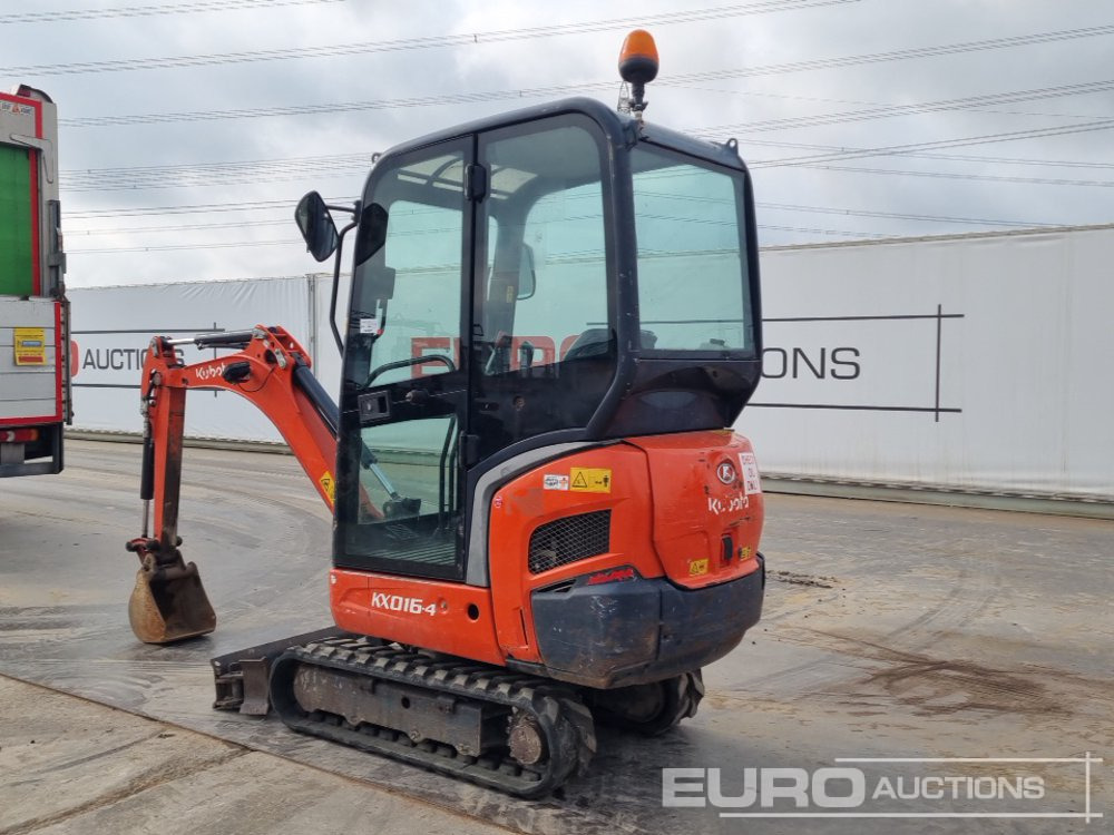 2016 Kubota KX016-4 - Miniekskavaator: pilt 3 2016 Kubota KX016-4 - Miniekskavaator: pilt 3