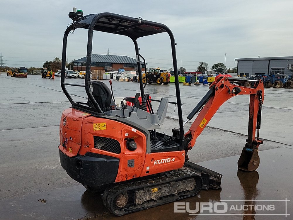2016 Kubota KX016-4 - Miniekskavaator: pilt 5 2016 Kubota KX016-4 - Miniekskavaator: pilt 5