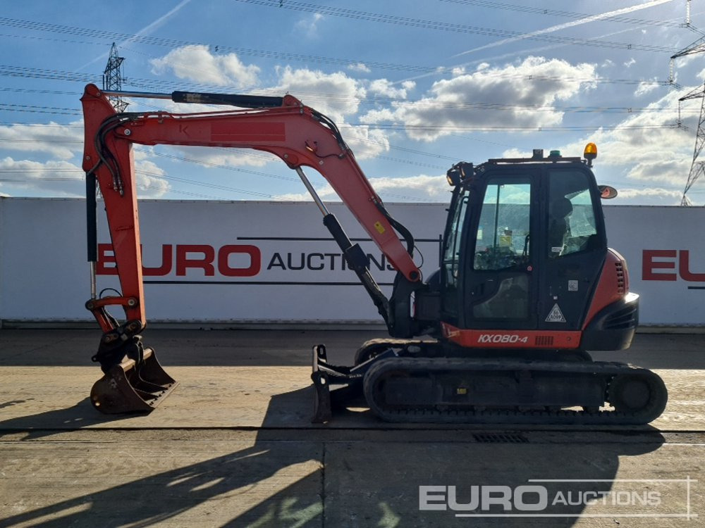 2016 Kubota KX080-4 - Miniekskavaator: pilt 2 2016 Kubota KX080-4 - Miniekskavaator: pilt 2