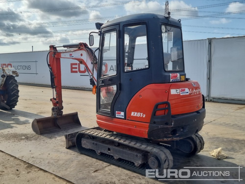 2016 Kubota KX61-3 - Miniekskavaator: pilt 3 2016 Kubota KX61-3 - Miniekskavaator: pilt 3
