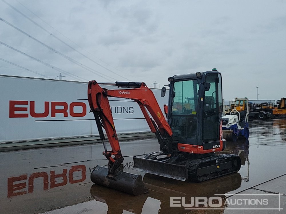 2016 Kubota U27-4 - Miniekskavaator: pilt 1 2016 Kubota U27-4 - Miniekskavaator: pilt 1