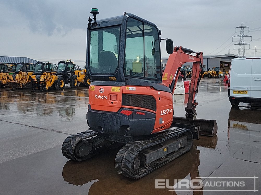 2016 Kubota U27-4 - Miniekskavaator: pilt 5 2016 Kubota U27-4 - Miniekskavaator: pilt 5