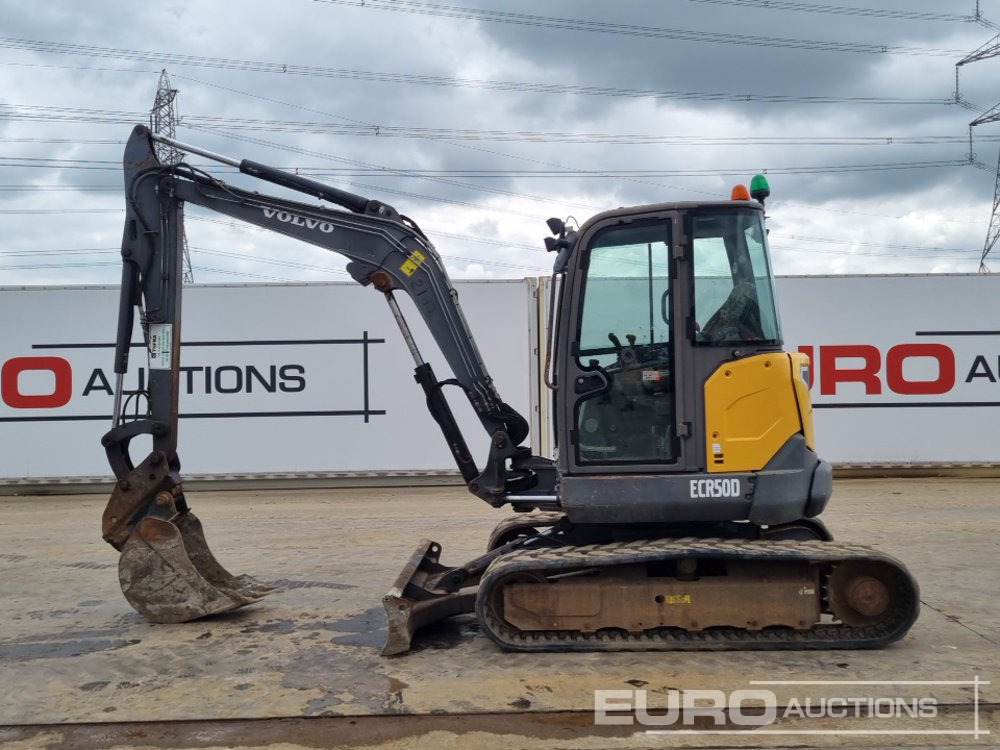 2016 Volvo ECR50D - Miniekskavaator: pilt 2 2016 Volvo ECR50D - Miniekskavaator: pilt 2