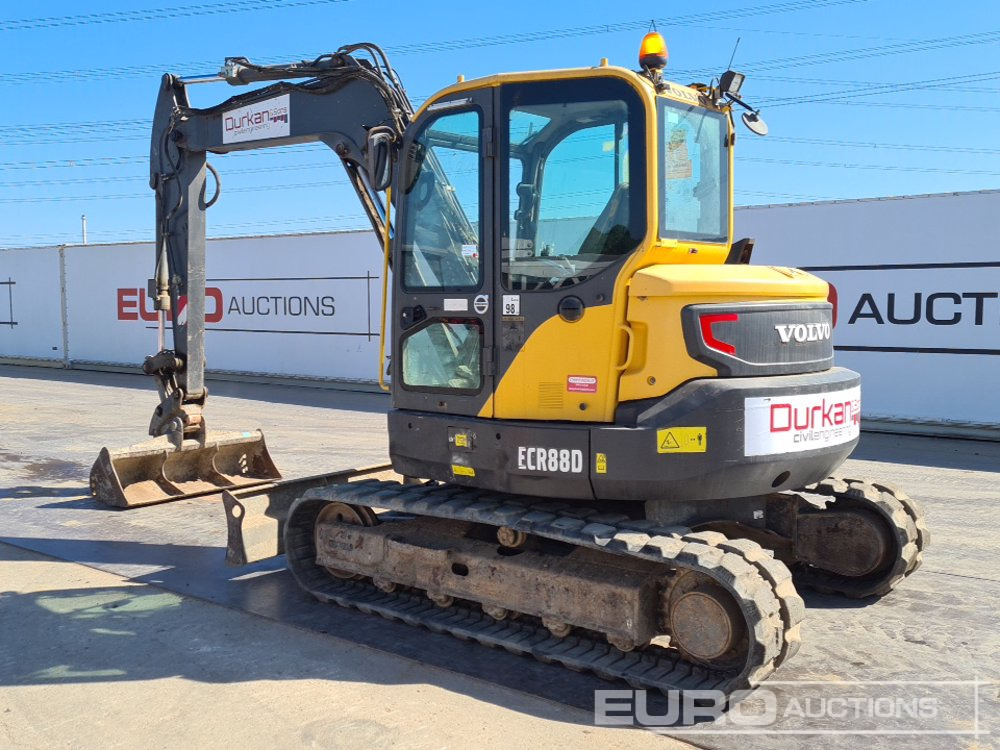 2016 Volvo ECR88D - Miniekskavaator: pilt 3 2016 Volvo ECR88D - Miniekskavaator: pilt 3