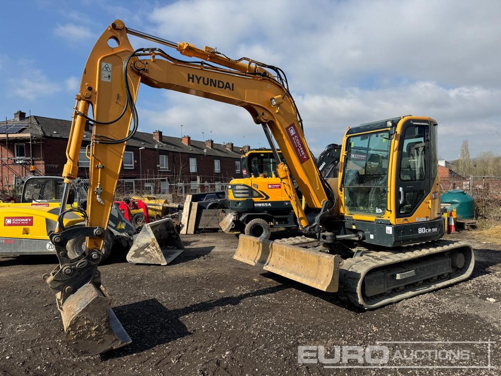 2017 Hyundai 80CR-9A - Miniekskavaator: pilt 1 2017 Hyundai 80CR-9A - Miniekskavaator: pilt 1