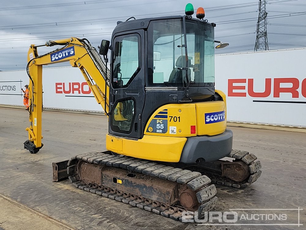 2017 Komatsu PC55MR-3 - Miniekskavaator: pilt 3 2017 Komatsu PC55MR-3 - Miniekskavaator: pilt 3