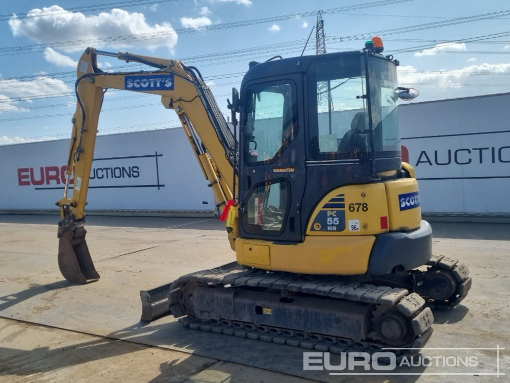 2017 Komatsu PC55MR-3 - Miniekskavaator: pilt 3 2017 Komatsu PC55MR-3 - Miniekskavaator: pilt 3