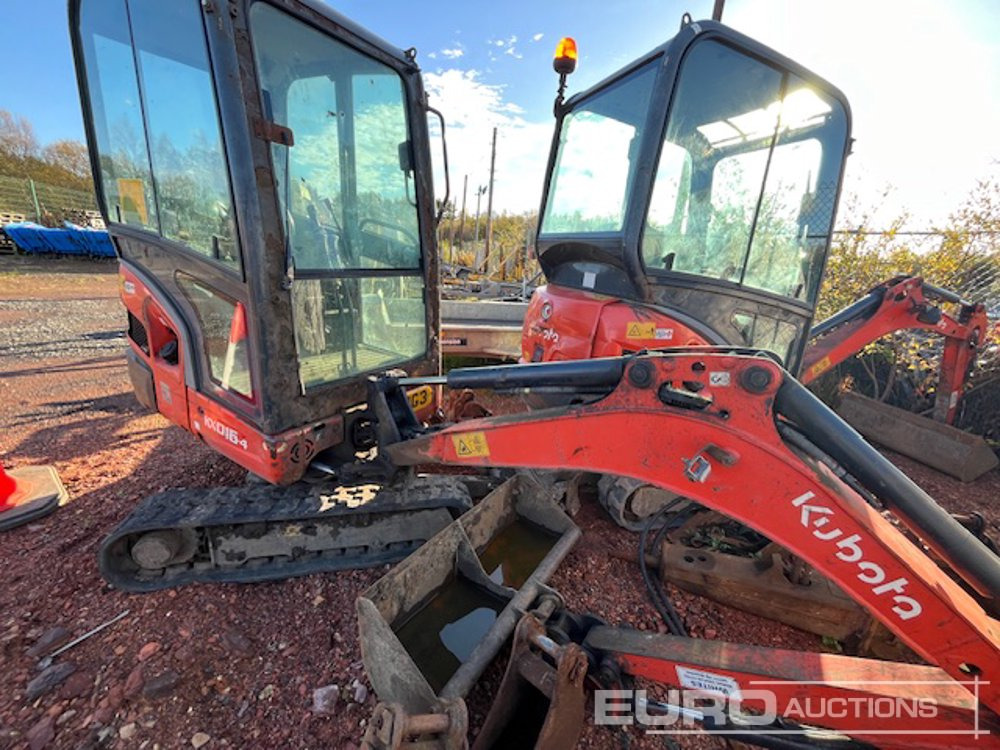 2017 Kubota KX016-4 - Miniekskavaator: pilt 1 2017 Kubota KX016-4 - Miniekskavaator: pilt 1