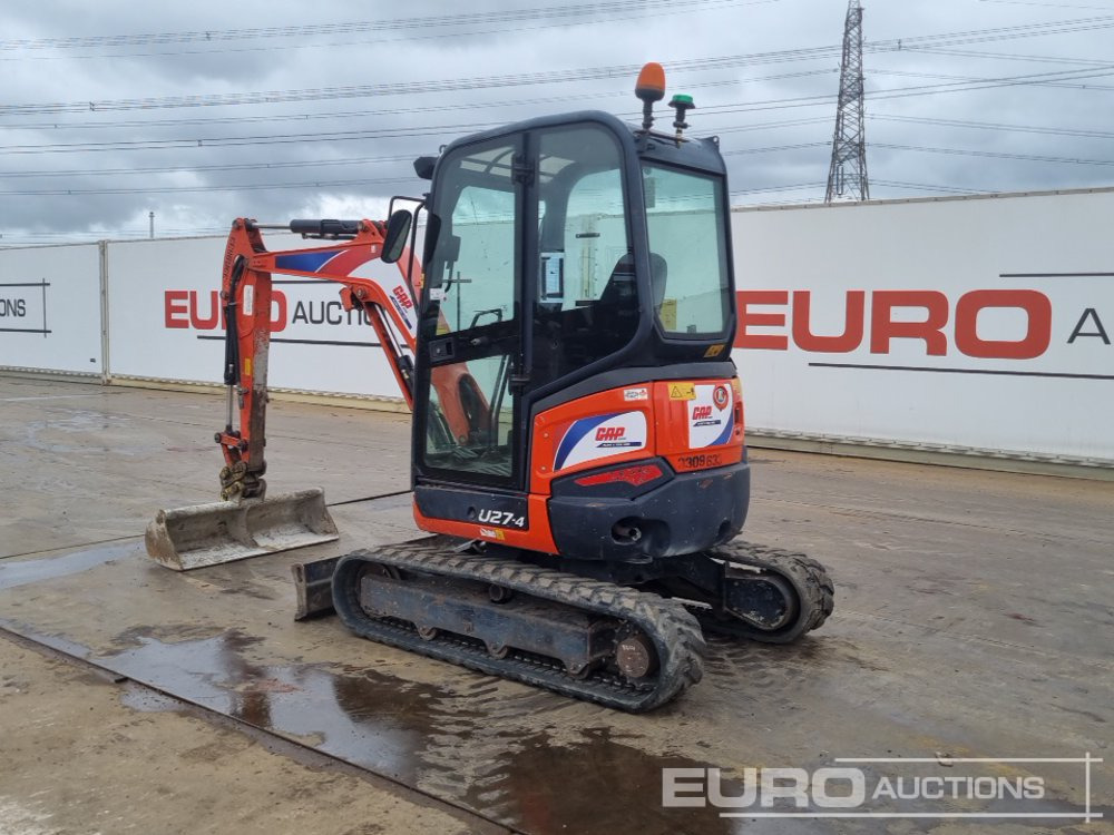 2017 Kubota KX016-4 - Miniekskavaator: pilt 3 2017 Kubota KX016-4 - Miniekskavaator: pilt 3