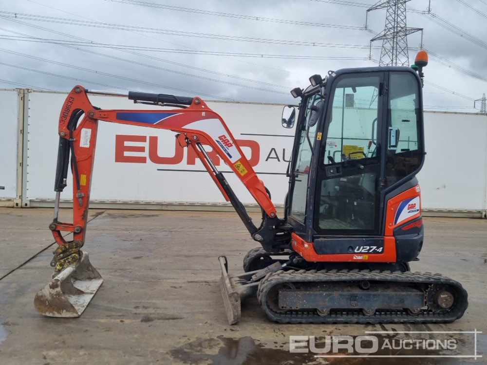 2017 Kubota KX016-4 - Miniekskavaator: pilt 2 2017 Kubota KX016-4 - Miniekskavaator: pilt 2