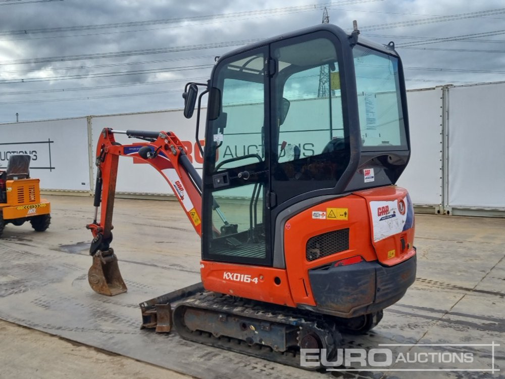 2017 Kubota KX016-4 - Miniekskavaator: pilt 3 2017 Kubota KX016-4 - Miniekskavaator: pilt 3
