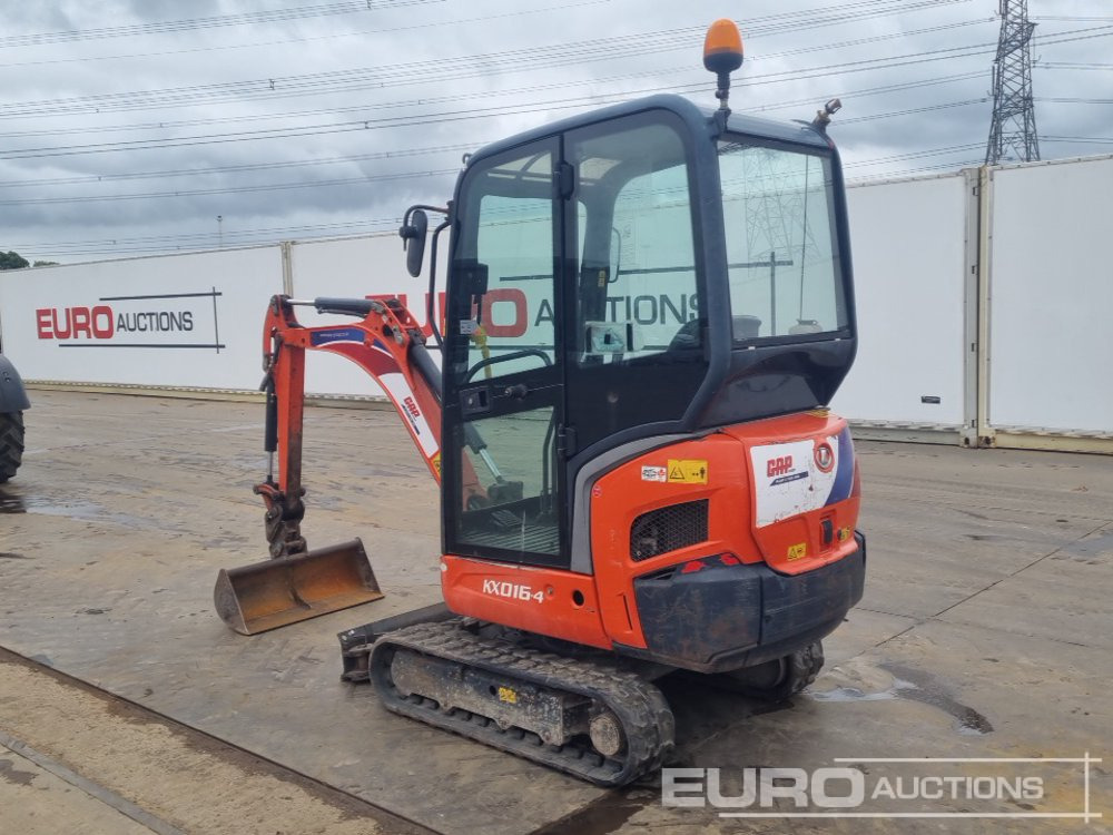 2017 Kubota KX016-4 - Miniekskavaator: pilt 3 2017 Kubota KX016-4 - Miniekskavaator: pilt 3