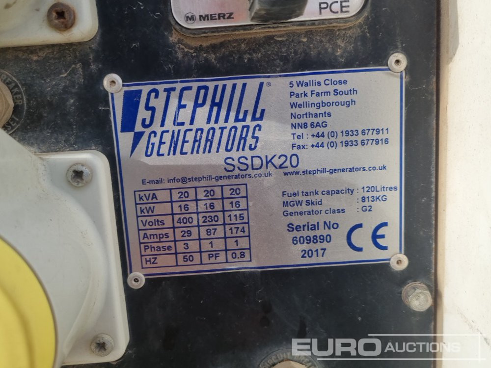 Generaatorikomplekt 2017 Stephill SSDK20: pilt 27