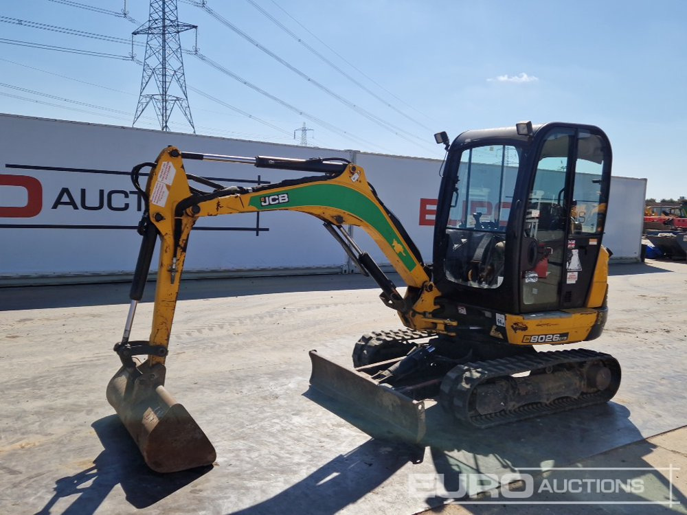 2018 JCB 8026 - Miniekskavaator: pilt 1 2018 JCB 8026 - Miniekskavaator: pilt 1