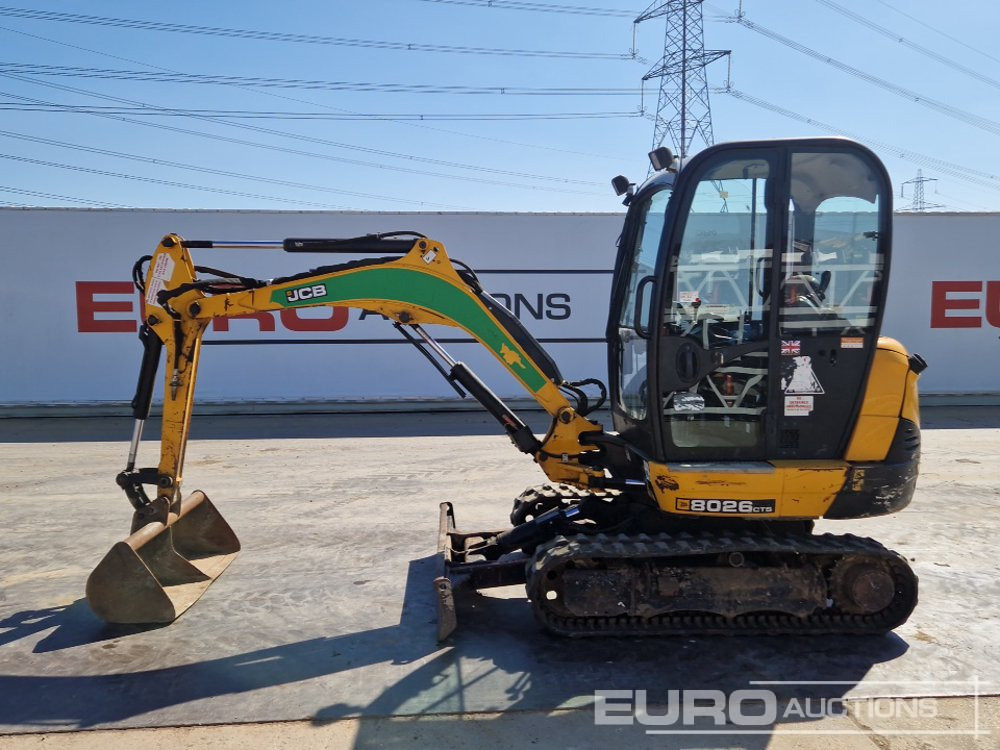 2018 JCB 8026 - Miniekskavaator: pilt 2 2018 JCB 8026 - Miniekskavaator: pilt 2