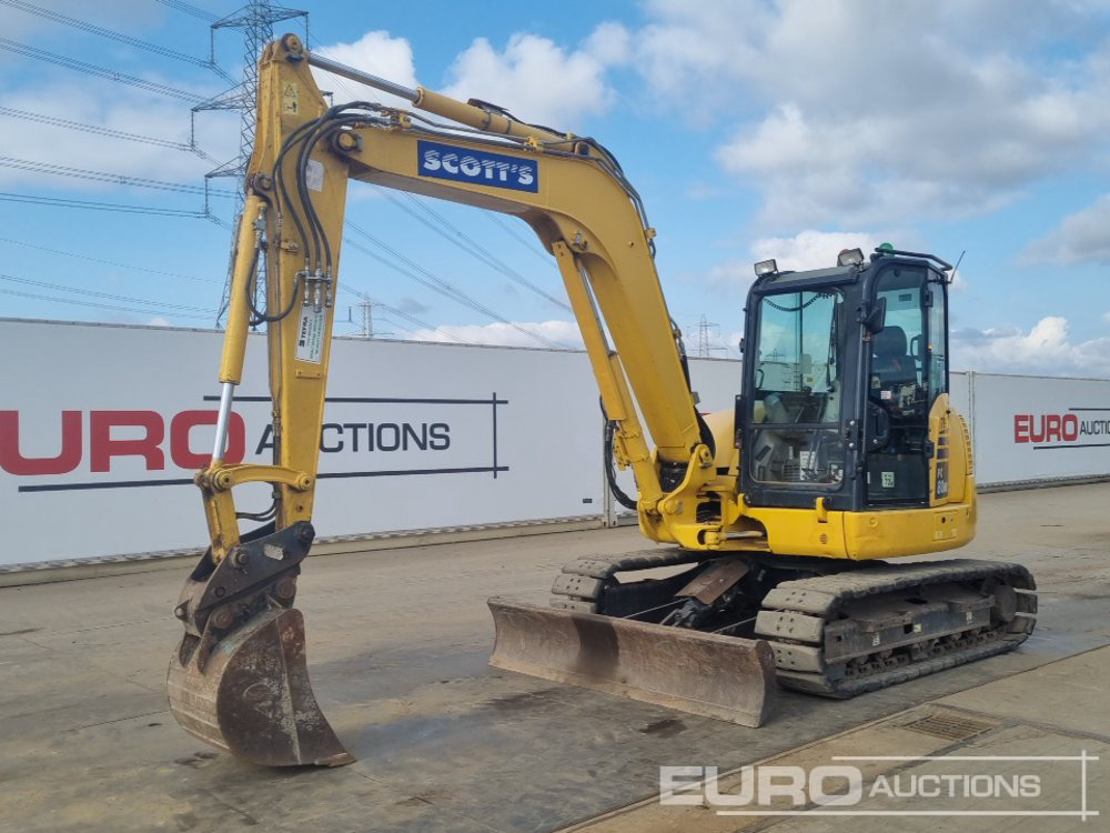2018 Komatsu PC80MR-5 - Miniekskavaator: pilt 1 2018 Komatsu PC80MR-5 - Miniekskavaator: pilt 1