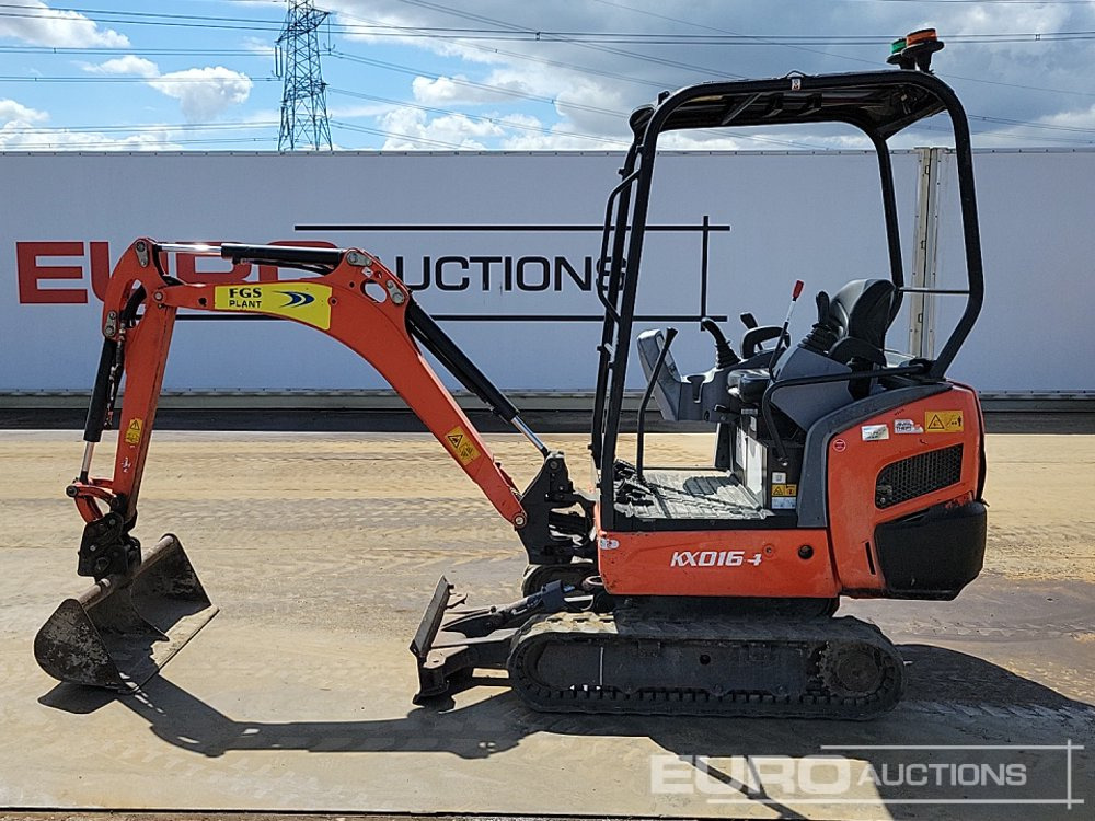 2018 Kubota KX016-4 - Miniekskavaator: pilt 2 2018 Kubota KX016-4 - Miniekskavaator: pilt 2