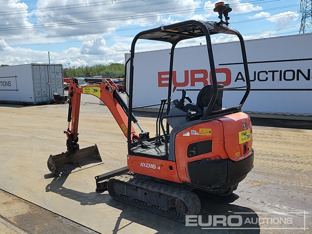 2018 Kubota KX016-4 - Miniekskavaator: pilt 3 2018 Kubota KX016-4 - Miniekskavaator: pilt 3