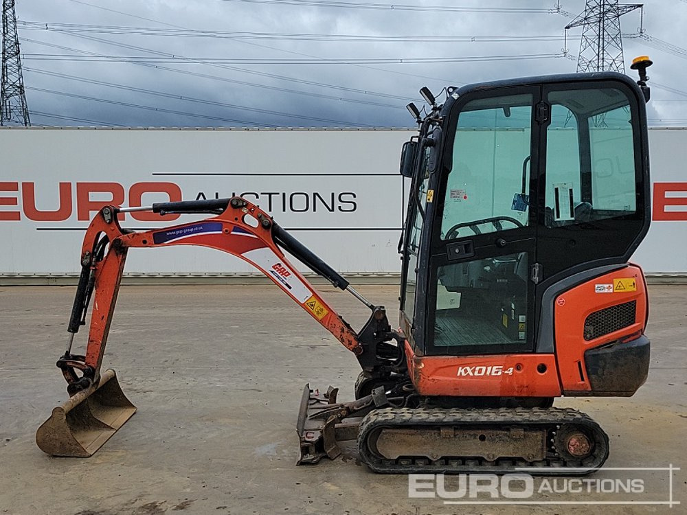 2018 Kubota KX016-4 - Miniekskavaator: pilt 2 2018 Kubota KX016-4 - Miniekskavaator: pilt 2