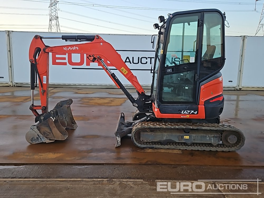 2018 Kubota U27-4 - Miniekskavaator: pilt 2 2018 Kubota U27-4 - Miniekskavaator: pilt 2