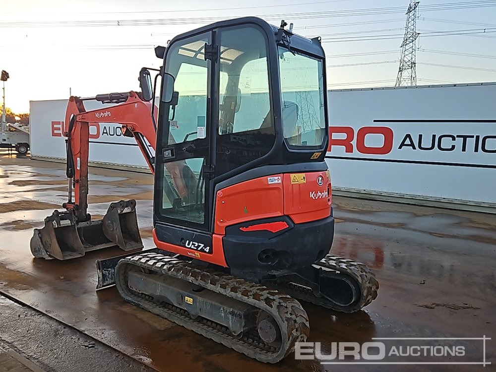 2018 Kubota U27-4 - Miniekskavaator: pilt 3 2018 Kubota U27-4 - Miniekskavaator: pilt 3