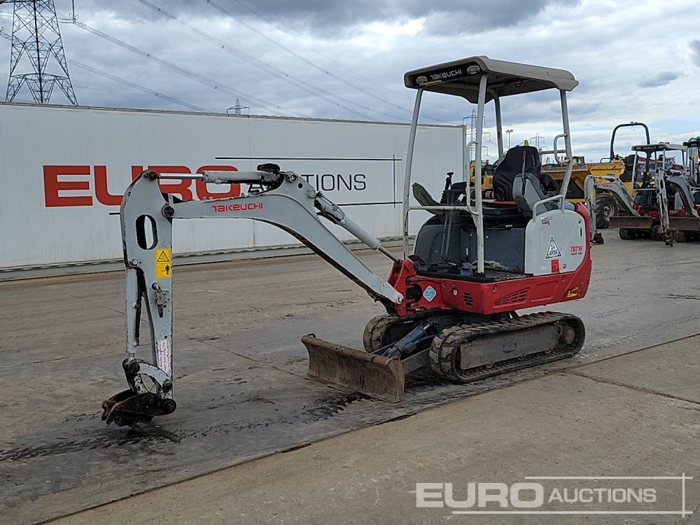 2018 Takeuchi TB216 - Miniekskavaator: pilt 1 2018 Takeuchi TB216 - Miniekskavaator: pilt 1