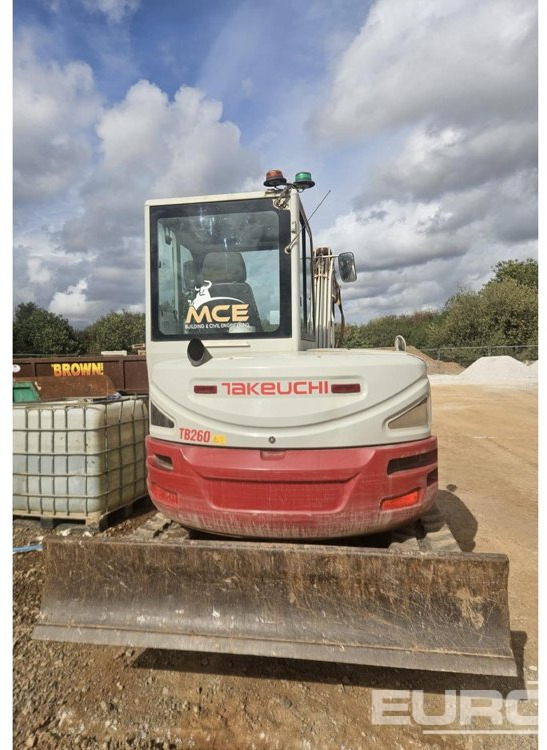 2018 Takeuchi TB260 - Miniekskavaator: pilt 3 2018 Takeuchi TB260 - Miniekskavaator: pilt 3