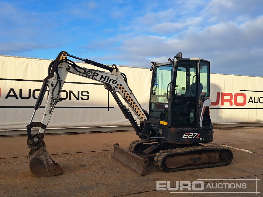 2019 Bobcat E27Z - Miniekskavaator: pilt 1 2019 Bobcat E27Z - Miniekskavaator: pilt 1