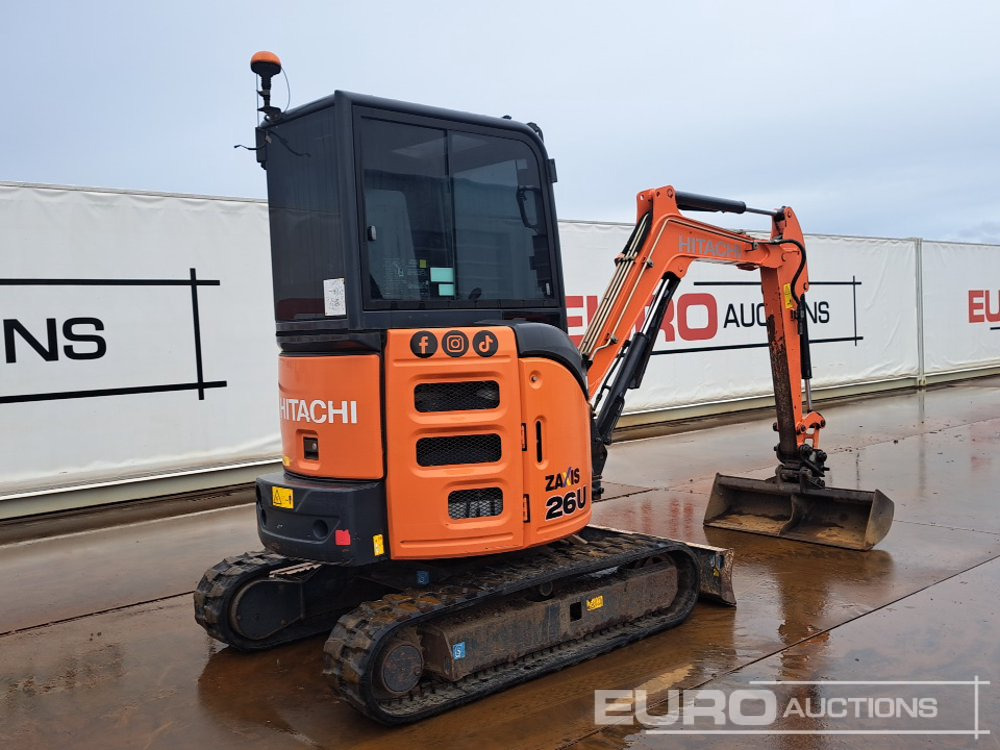2019 Hitachi ZX26U-5A CR - Miniekskavaator: pilt 5 2019 Hitachi ZX26U-5A CR - Miniekskavaator: pilt 5