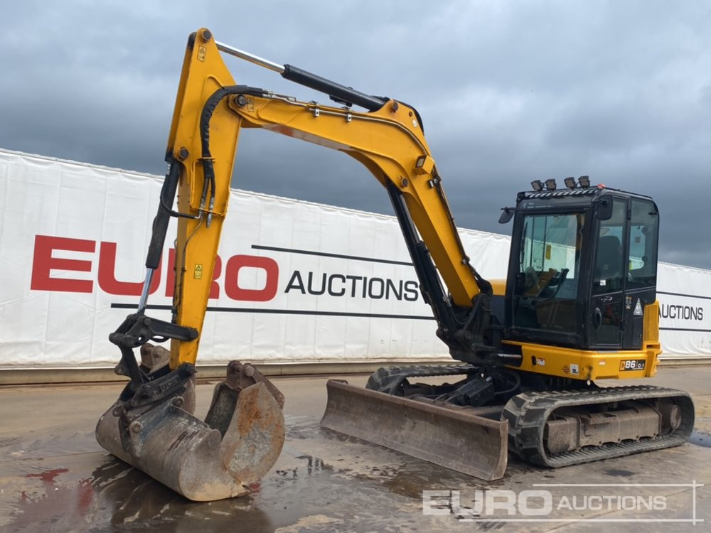2019 JCB 86C-1 - Miniekskavaator: pilt 1 2019 JCB 86C-1 - Miniekskavaator: pilt 1