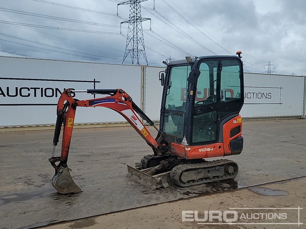 2019 Kubota KX016-4 - Miniekskavaator: pilt 1 2019 Kubota KX016-4 - Miniekskavaator: pilt 1