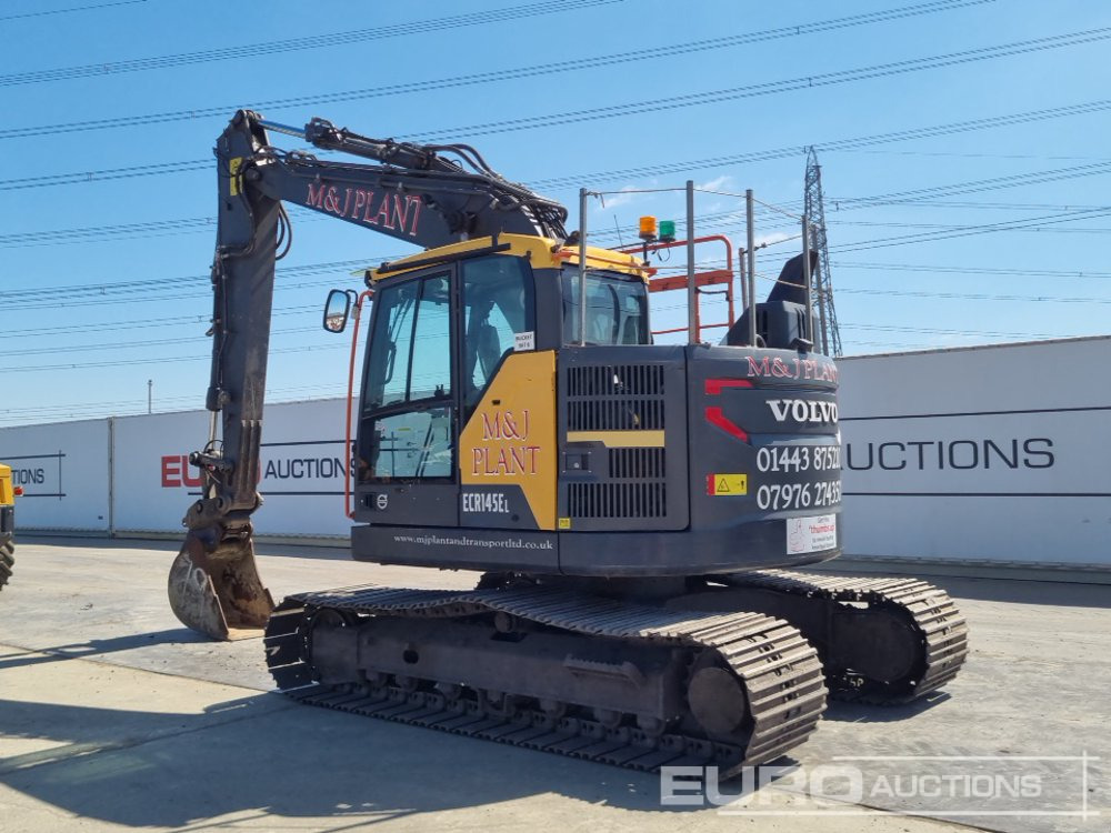 2019 Volvo ECR145EL - Lintekskavaator: pilt 3 2019 Volvo ECR145EL - Lintekskavaator: pilt 3