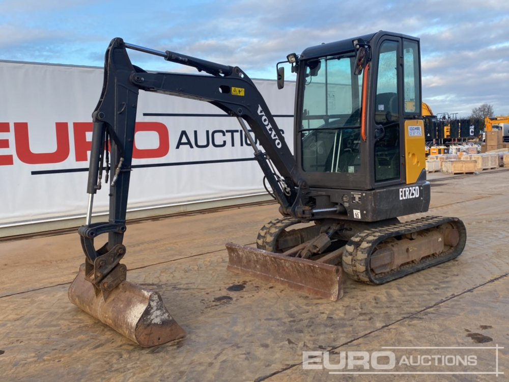 2019 Volvo ECR25D - Miniekskavaator: pilt 1 2019 Volvo ECR25D - Miniekskavaator: pilt 1